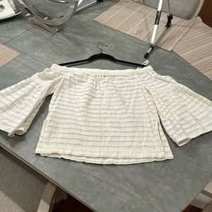 BCBG MAXAZRIA size XS off the shoulder blouse